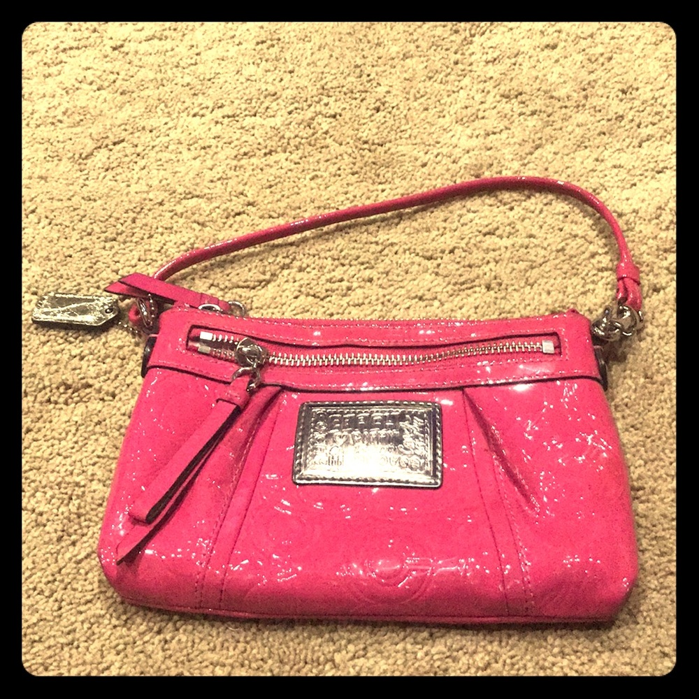Pink Coach evening bag
